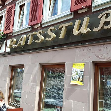 Hotel-Restaurant Ratsstube Calw Esterno foto